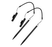 VERDANVERSE 2pcs Metal Resistive Touchscreen Stylus Pens with Comfortable Grip and Durable Abs Body Portable Compact Design with Lanyard for Car Navigation Pos Tax Printer and Order Machines