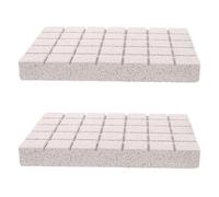 VERDANVERSE 2pcs Pet Nail Grinding Pad for Rabbits and Rats Made of Natural Volcanic Rock with Deep Groove Structure and Multi Directional Grooves, Suitable for Teeth Grinding in Homes