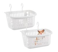 VERDANVERSE 2Pcs Plastic Hamster Nests Chinchilla Hanging with Strong Hooks Durable Rat Cage Accessories for Animals Breathable Design for Play and Rest