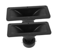 VERDANVERSE 2pcs Plastic Horn Tweeters for Stage Audio Systems Rectangular Piezoelectric Ceramic Speakers with High Output Stability and Energy Efficient Performance for Car and Event Sound