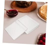 VERDANVERSE 2pcs Plastic Scale Tray Replacement for Electronic Kitchen Scale Weighing Pan Accessory Wear Resistant Practical Design for Precise Measurement and Easy