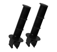 VERDANVERSE 2pcs Plastic Toilet Paper Holder Replacement Rod Clip-on Toilet Roll Holder for Wheelchair Bathroom Tissue Dispenser Suitable for Seniors Patient Nursing