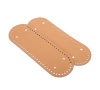 VERDANVERSE 2pcs PU Bag Bottom Shaper Pads for DIY Handbag and Shoulder Bag Making Handwoven Base Versatile Crafting Accessory