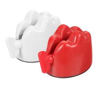 VERDANVERSE 2pcs Reusable Toothpaste Tube Squeezer Manual Dispenser Tool for Effortless Squeezing Compact Portable Design in White and Red Bathroom Aid for All Toothpaste Tubes