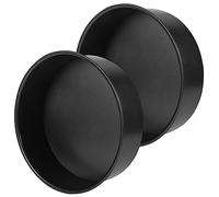 VERDANVERSE 2Pcs Round Cake Ring Molds for Baking Cheesecakes Chiffon Cakes Cookies Easy Demould Smooth Surface Practical Baking Tray