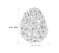 VERDANVERSE 2pcs Shrimp Dome Hide Aquarium Decor with Multi-port Design Fish Tank Cave Ornament for Betta and Shrimp Breeding Nest Fish Accessories