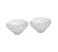 VERDANVERSE 2pcs Silicone Diamond Block Mold for DIY Epoxy Crafts Flexible Non Stick Reusable Casting Moulds for Handmade Decorative Art