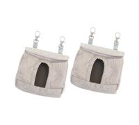 VERDANVERSE 2pcs Small Animal Hay Bag Feeder Hanging Bags for Rabbit Guinea Pig Hamster Chinchilla Pet Hay Storage Hanging Feeder for Bunny Rabbits Small Pets Supplies