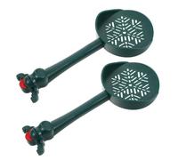 VERDANVERSE 2pcs Small Animal Sand Bath Scooper for Hamsters Plastic Pet Poop Scoop Cage Cleaning Tool for Small Pets with Space-saving Design and Efficient Urine Sand Removal