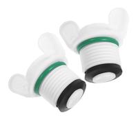 VERDANVERSE 2pcs Small Hot Water Bag Stoppers Seal Plugs Leakproof Hot Water Bottle Caps for Portable Heat Bags Anti-Leak Replacement Stopper