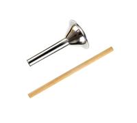 VERDANVERSE 2pcs Stainless Steel Sausage Stuffer Kit with Meat Filling Tubes for Homemade Sausage Making Easy to Clean for Ground Beef Pork Turkey Venison Kitchen Use