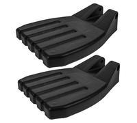 VERDANVERSE 2pcs Wheelchair Footrest Pedal Replacement with Slip-Resistant Material Leg Rest for Wheelchairs Compatible Elevating Footplates for Mobility Scooter Accessories