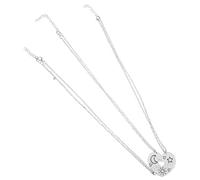 VERDANVERSE 3 pcs Friendship Matching Necklace for Women Alloy Pendant Trio Featuring Heart and Moon Charms Durable Silver Tone Jewelry Friends