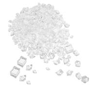 VERDANVERSE 310pcs Acrylic Vase Fillers Christmas Decor Table Scatter Gems Decorative Ice Cube Fake Ice Rocks Fake Cubes Crystal Clear Christmas Vase Fillers Transparent