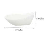 VERDANVERSE 3pcs Ceramic Spoon Rest for Kitchen and Restaurant Ladle Holders with Sauce Compartments Dishwasher Safe White Porcelain Spoon Stand Practical Cutlery Organizer