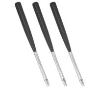 VERDANVERSE 3pcs Charcoal Pencil Extenders Birch Wood Drawing Tool Holders for Sketching Pastels Lightweight Copper Reinforced Pencil Management for Artists