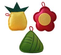 VERDANVERSE 3pcs Felt Catnip for Kittens, Interactive Pet Cat Chew That Reduce Bad Biting Behaviour, Adorable Mixed Style Cat for Indoor Play
