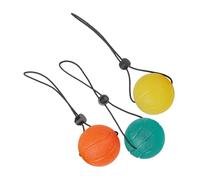 VERDANVERSE 3pcs Hand Fitness Grips Ball with Non-Slip Texture and String Hand Exercise Balls for Strengthening Fingers Wrists and Forearms Portable Stress Relief Physiotherapy Equipment for