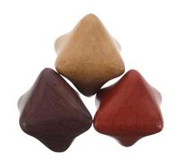 VERDANVERSE 3pcs Hexagon Wooden Hand Massage Balls Set Finger Strength Trainer Aromatic, Rosewood, and Chicken Wing Wood for Hand Rehabilitation and Grip Strengthening Therapy