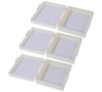 VERDANVERSE 3pcs Microscope Slide Boxes Sturdy Slide Storage Case with Laboratory Sample Organizer for Scientific Specimens Random Color