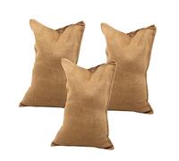 VERDANVERSE 3pcs Multi Use Woven Storage Bags for Potatoes Vegetables More Jute Flood Control Bags Reusable Food Storage for Home Garden