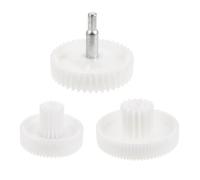 VERDANVERSE 3pcs Plastic Grinding Gears for Meat Grinder Repair, Replacement Grinder Machine Teeth Gear Set, Household Mincer Spare Parts for Sausage Stuffer