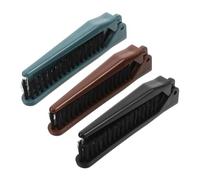 VERDANVERSE 3pcs Portable Folding Hair Parting Combs with Double Side Fine Teeth, Plastic Mini Pocket Comb Suitable for Short to Medium Hair, for Work Commutes and On-the-go Styling
