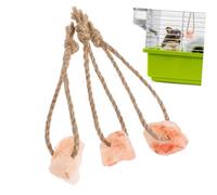 VERDANVERSE 3pcs Rabbit Salt Blocks Nutrient Molar Toys Squirrel Chewing Toys Chewing Salt Block Pet Nutrient Plaything for Small Pet Bunnies and Rodents