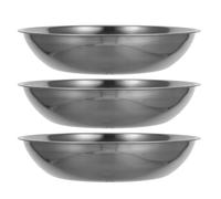 VERDANVERSE 3pcs Stainless Steel Food Scale Bowl Nonstick Kitchen Weighing Tray for Cooking Baking Meal Prep and Dieting with Lightweight Corrosion-resistant Design