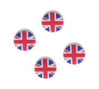 VERDANVERSE 4 Pcs Silicone Tennis Racket Vibration Dampener Uk Flag Pattern for Tennis Racket Strings Reduces Vibration for Professional Players