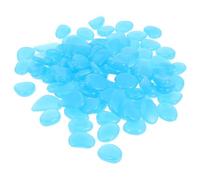 VERDANVERSE 400pcs Glow Stones Decorative Rocks Resin for Garden Pathway