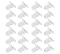 VERDANVERSE 40pcs Bin Clips for Garbage Can Lock Replacement, Sturdy Plastic and Metal Push-type Locks, Sturdy and Drop-resistant Trash Can Buckles for Kitchen and Workplace Waste Bins