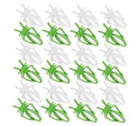 VERDANVERSE 40pcs Bird Cage Food Skewer Clips for Parrots and Birds Multifunctional Vegetable Fruit Holder Treat Feeder Easy-clean Hanging Feeding Supply to Reduce Waste and Support