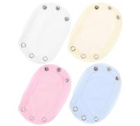 VERDANVERSE 4pcs Baby Bodysuit Extenders for Jumpsuits Cotton Snap Extenders Adjustable Length for Boys and Girls Suitable for Everyday Wear and Growing Infants