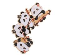VERDANVERSE 4pcs Chinese Traditional Style Panda Pin Enamel Brooches with Musical Instrument Designs Metal Badge Decorations for Dress Shirt Embellishment Sweater Backpack and Bag Accessories