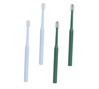 VERDANVERSE 4Pcs Convenient Cat Puppy Toothbrush Ergonomic Design for Easy Cleaning for Breeds Like Yorkshire Terriers Chihuahuas Durable Comfortable Pet Oral Care