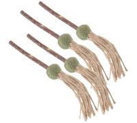 VERDANVERSE 4pcs Funny Cat Stick Catnip Cat Teaser Natural Chew Toy Dental Care Stick for Pet Teeth Cleaning Toy