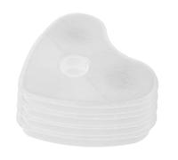 VERDANVERSE 4pcs Heart Shaped Cat Water Fountain Filters Replacement for Pet Drinking Fountain Activated Carbon Ion Filtering Material Soft Lightweight Design Compatible with Various Pet Water