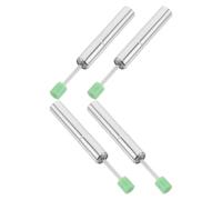 VERDANVERSE 4pcs Kitchen Trash Can Lid Damper Replacement Stainless Steel Soft-close Hydraulic Piston for Micro Damping Control Quiet Closure Green