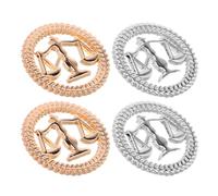 VERDANVERSE 4pcs Lawyer Pin Brooch Lapel Pins with Scale of Justice Design Alloy Coat Brooch for Judges and Attorneys for Graduation Festival and Formal Events