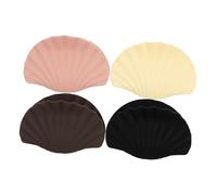 VERDANVERSE 4pcs Seashell Claw Clips for Women Durable Hair Accessories with Comfortable Back Fit Elegant Mermaid Styling for Bridesmaid and Everyday Use Versatile and Fashionable Hair Clamps
