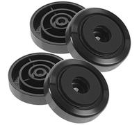 VERDANVERSE 4pcs Speaker Isolation Pads Hifi Isolation Feet for Amplifiers and Speakers Black Vibration Dampers for Improved Sound Quality and Resonance Control