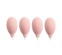 VERDANVERSE 4pcs Suction Bulb Dust Blower for Camera Lens and Succulent Plant Cleaning Pink Air Blowing Balls for Precise Dust Removal Handheld Tool with Secure Grip for Home Travel and Store