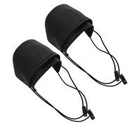 VERDANVERSE 4pcs Unisex Anti-skid Shoe Heel Protective Covers for Driving Wearproof Boot Heel Caps with Cushioning Support Ergonomic Non-slip Pads for Daily Use in Cars and Motorcycles