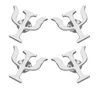 VERDANVERSE 4pcs Vintage Psychology Statement Brooch Pin Alloy Lapel Badge for Men Women Formal Suits Shirts Jackets Hats Backpacks Creative Suit Accessory for Business Weddings Parties