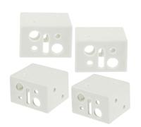 VERDANVERSE 4pcs Window-blinds Fixator for Venetian Blinds Installation, Plastic Material Long Serving Time, Suitable for 2.5cm Aluminum Alloy Frame, for Hotel and Store Use