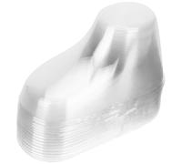 VERDANVERSE 50 Pairs Shoe Display Shaper Inserts Shoes Support Plastic Foot Models for Learning to Walk 8Cm Booties Display Stands