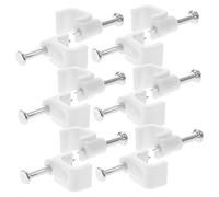 VERDANVERSE 500pcs Cable Clips for Wall and Wire Management Adhesive Cord Holders for Electrical USB Ethernet Cables Strong Insulation Aging Wire Tack Organizers for Home and Office Safety