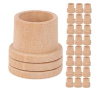 VERDANVERSE 50pcs Wood Moxibustion Part Moxa Roll Hand Holder High Temperature Resistant Fire Extinguisher for Moxa Sticks and Easy to Clean