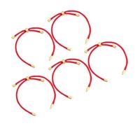 VERDANVERSE 5pcs Adjustable Red String Bracelets for Women Chinese Year Festival Wristbands Braided Luck Cord Jewelry for Couples and Friends